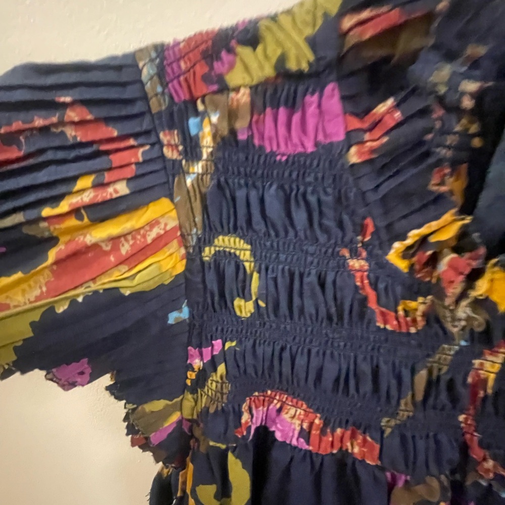 Colorful Ruffled Dress - Picture 4 of 4